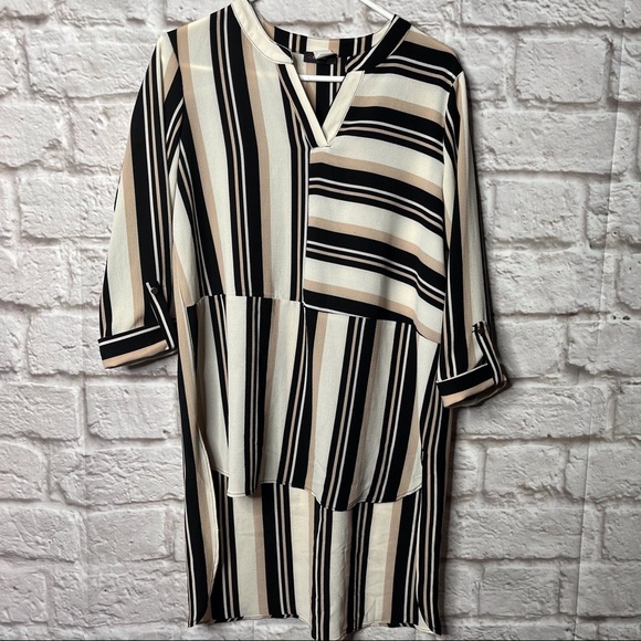 Cocomo Tops - Cocomo Top‎ Blouse Striped Womens Size Large
